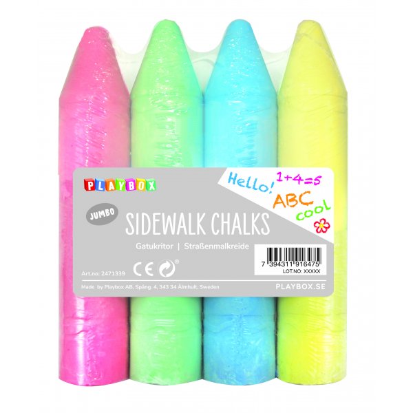 Gatukritor jumbo - 4 st