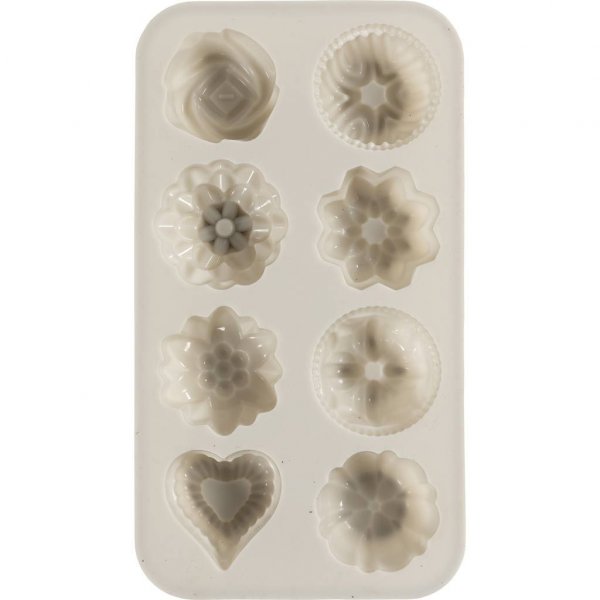 Silikonform - sm� sandkakor
