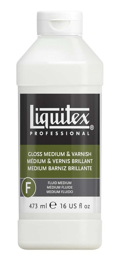 Medium Blank Liquitex 473 ml - Akrylmedier, Malermedium, Fernis og kunstner medier til kunstmaling