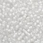 Bohemrocaille p�rlor 2,5 mm, 15 g, vit glansig