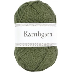Kambgarn 50 g - Mosegrnt (1208)