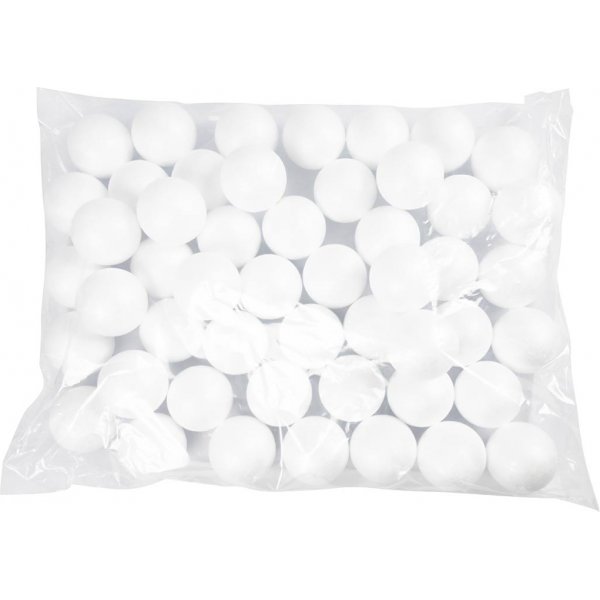 Kulor av frigolit - vit - Ø7 cm - 50 st Kulor av frigolit - vit - Ø7 cm - 50 st