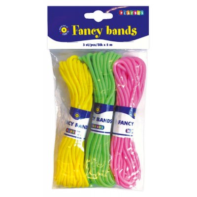 Fancybands 3-pack 5 m - Gul, Grn, Rosa