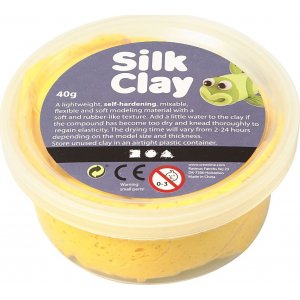 Silk Clay - gul - 40 g