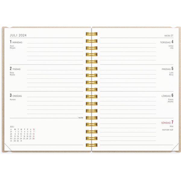 Kalender 24/25 Senator - A6 - Story vinröd Kalender 24/25 Senator - A6 - Story vinröd