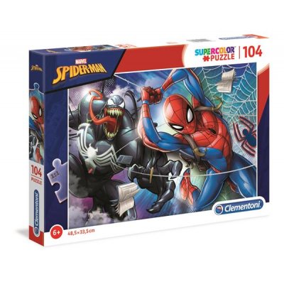 Brnepuslespil 104 brikker - Spider-Man