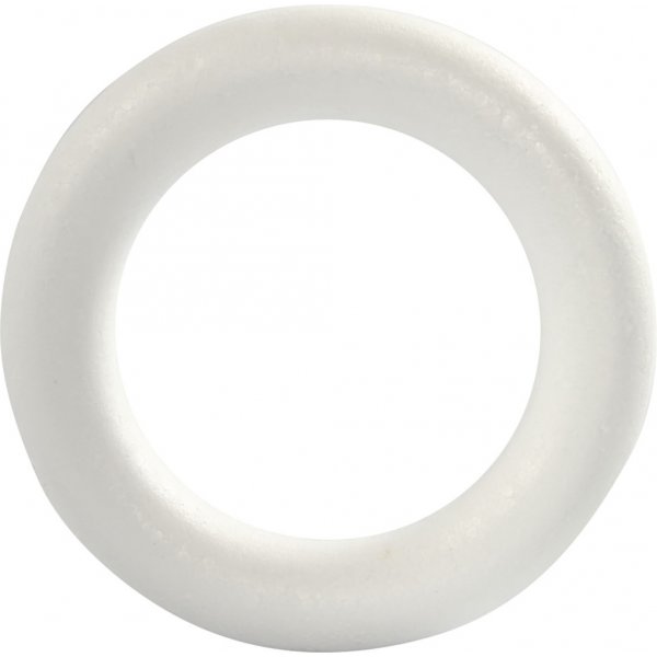 Ring - vit - 17 cm Ring - vit - 17 cm