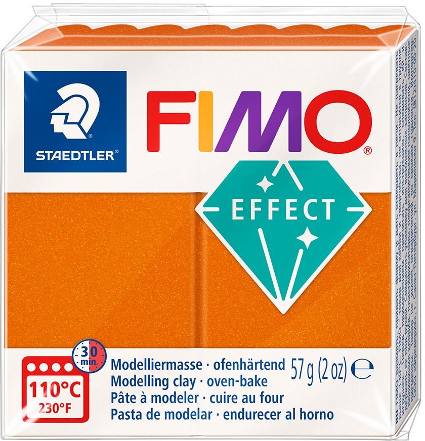 Model Fimo Effect 57g - Orange Metal - Fimolera, Modellere, Hobbyartikler til børn, Hobbymateriale, Håndværk