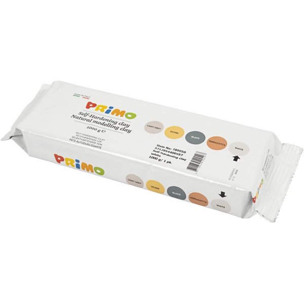Självhärdande Lera - vit - 1000 g Självhärdande Lera - vit - 1000 g