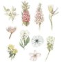 Washi stickers Blommor 25-60 mm 30 st