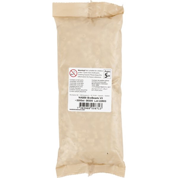 NABBI BioBeads - vit - medium - 3000 st NABBI BioBeads - vit - medium - 3000 st