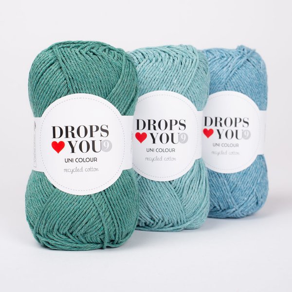 DROPS Loves You 9 resirkulert bomullsgarn - 50 g DROPS Loves You 9 resirkulert bomullsgarn - 50 g