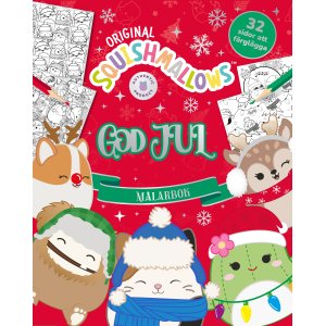 Squishmallows God Jul - Fargeleggingsbok Squishmallows God Jul - Fargeleggingsbok