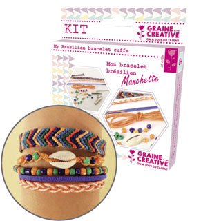 Set för att göra brasilianskt armband med 5 delar Set för att göra brasilianskt armband med 5 delar