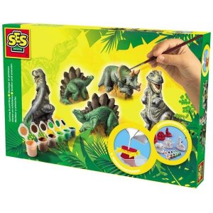 Støpe og male dinosaurer