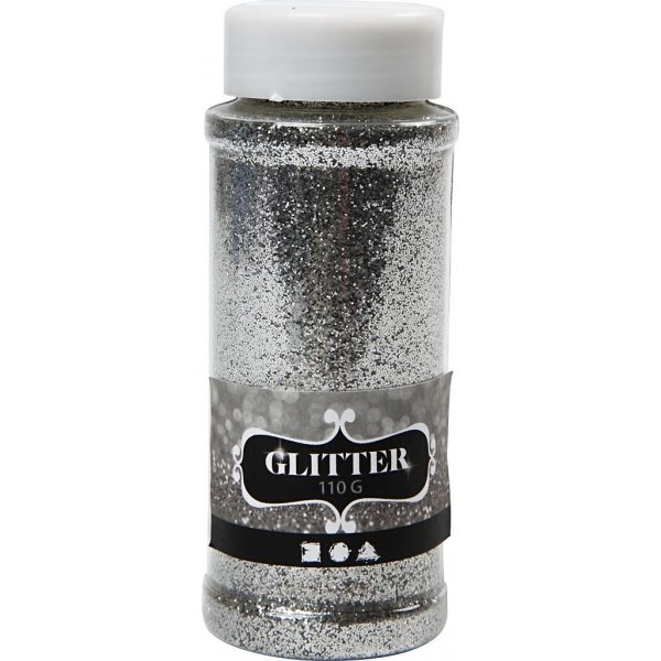 Glitter - silver - 110 g