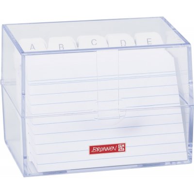 Arkivboks med register - A7 - Transparent