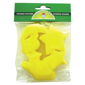 Skumgummist�mplar stj�rna, m�ne och moln 5 x 5 cm, 6-pack