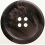 Knapp Rund 4-hål 20 mm 5st - Svart/Brunmelerad