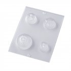Gjutform fr tvl - citron, blomma, stjrna / 4 delar