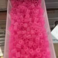 Kundbild Pärlor 6000 st transparent rosa: Bra kvalitet på dom