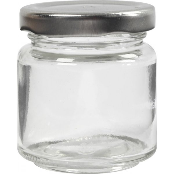 Syltburkar - transparent - 100 ml - 12 st
