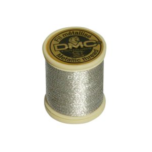 Metalltr�d DMC Metallic Thread Silver 40 m