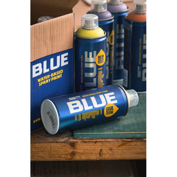 Montana BLUE sprayfärg 400 ml vattenbaserad Montana BLUE sprayfärg 400 ml vattenbaserad