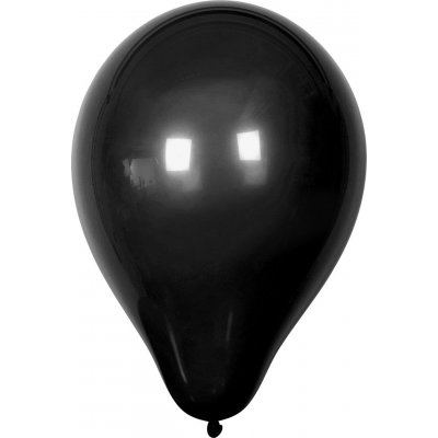 Ballonger - svart - 23 cm - 10 st