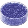 Bl� glasp�rlor 2,5 mm i plastask 17 g