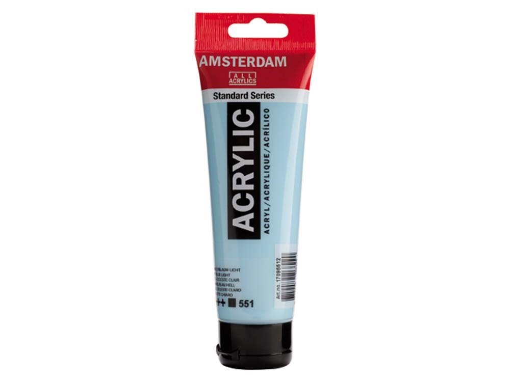 Amsterdam Akrylmaling 120 ml - Himmelblåt Lys - Akrylfarver, Kunstnerfarver