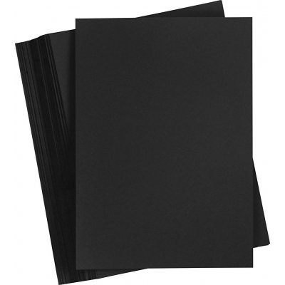 Farget papp - sort - A4 - 180 g - 100 ark