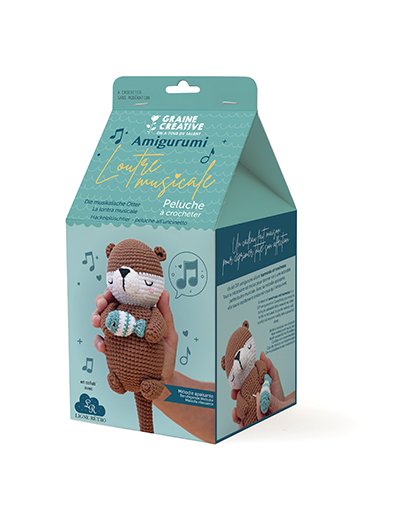 Musikalisk amigurumi utter - virkningskit Musikalisk amigurumi utter - virkningskit