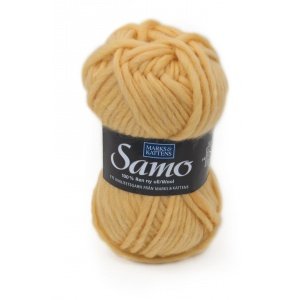 Samo garn - 50g - Gul (812) Samo garn - 50g - Gul (812)