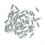 L�sanordningar f�r l�derband � 2 mm - silverf�rgad