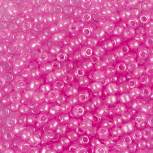 Rocaillepärlor 3 mm Ljusröd 25 g Rocaillepärlor 3 mm Ljusröd 25 g
