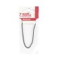 Svart kedjearmband liten länk 2 mm - 20 cm Svart kedjearmband liten länk 2 mm - 20 cm
