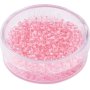 Glasp�rlor BohemRocaille 2,5 mm, 13 g, rosaglans