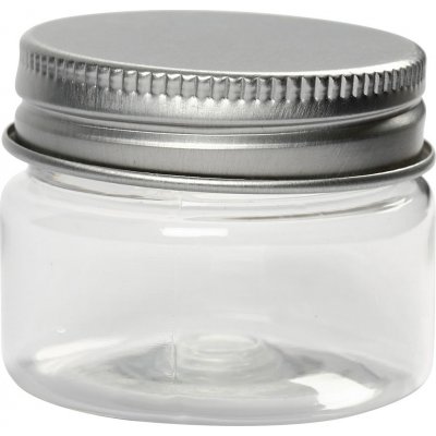 Plastburk med lock - 35 ml - 10 st
