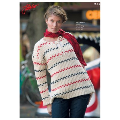 Strikkeopskrift - Ribstrikket pippi sweater 2