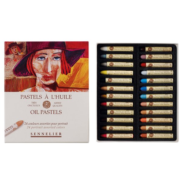 Oljepastell Sennelier 5ml Portr�tt - 24 f�rger