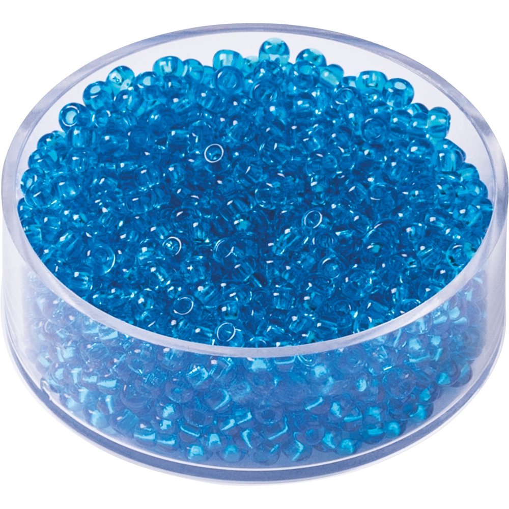 Bohemske rocailleperler 2,5 mm 17 g - Azur - Blandinger af rocaillesperler, Rocaillesperler, Håndværk