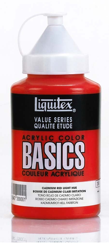 Akrylfärg Liquitex 400 ml - 510 Cadmium red light hue - Akrylfärger, Konstnärsfärger