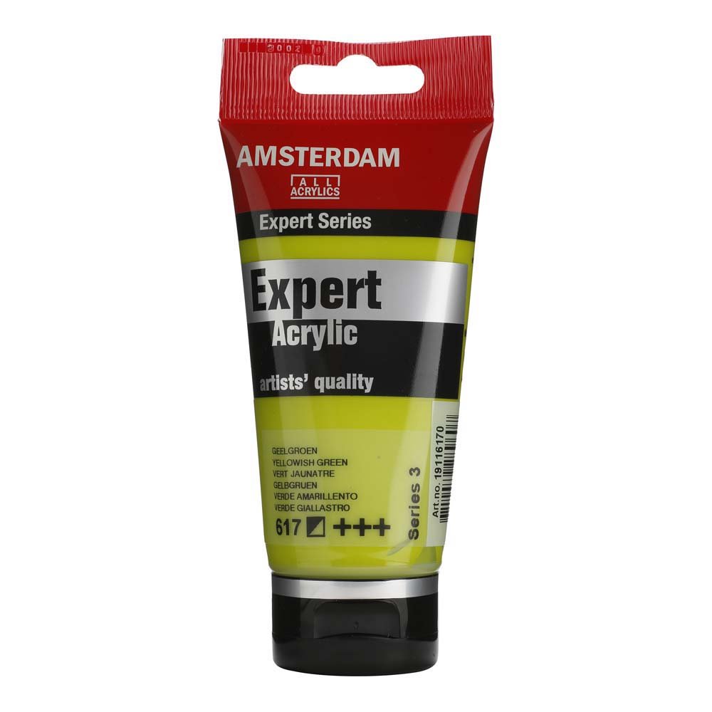 Amsterdam Acrylic Expert - 75 ml -Gullig Grøn - Akrylfarver, Kunstnerfarver