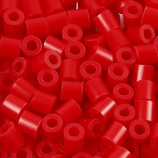 Rörpärlor NABBI 5x5 mm Röd 6000 st Rörpärlor NABBI 5x5 mm Röd 6000 st