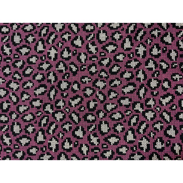 Trik� med tryck - Stickat pantertryck