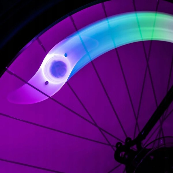 LED ekersbelysning cykel RGB 1 st - batteridriven LED ekersbelysning cykel RGB 1 st - batteridriven
