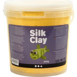 Silk Clay - gul - 650 g