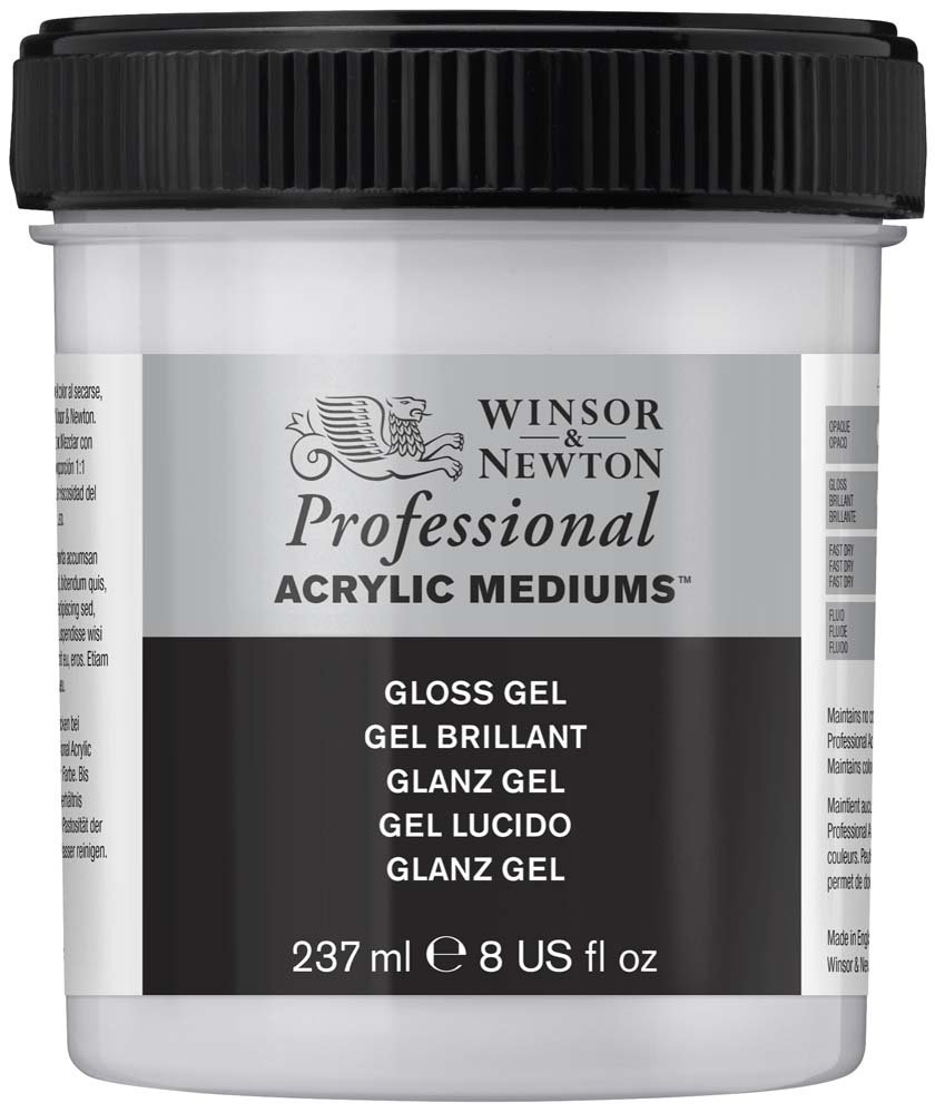 Akryl medium W&N Professional - Blank gel - 237 ml - Akrylmedier, Malemedium, Lakk & malingsmedier