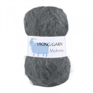 Viking garn Mohrino 50g - Mrkgr (515)